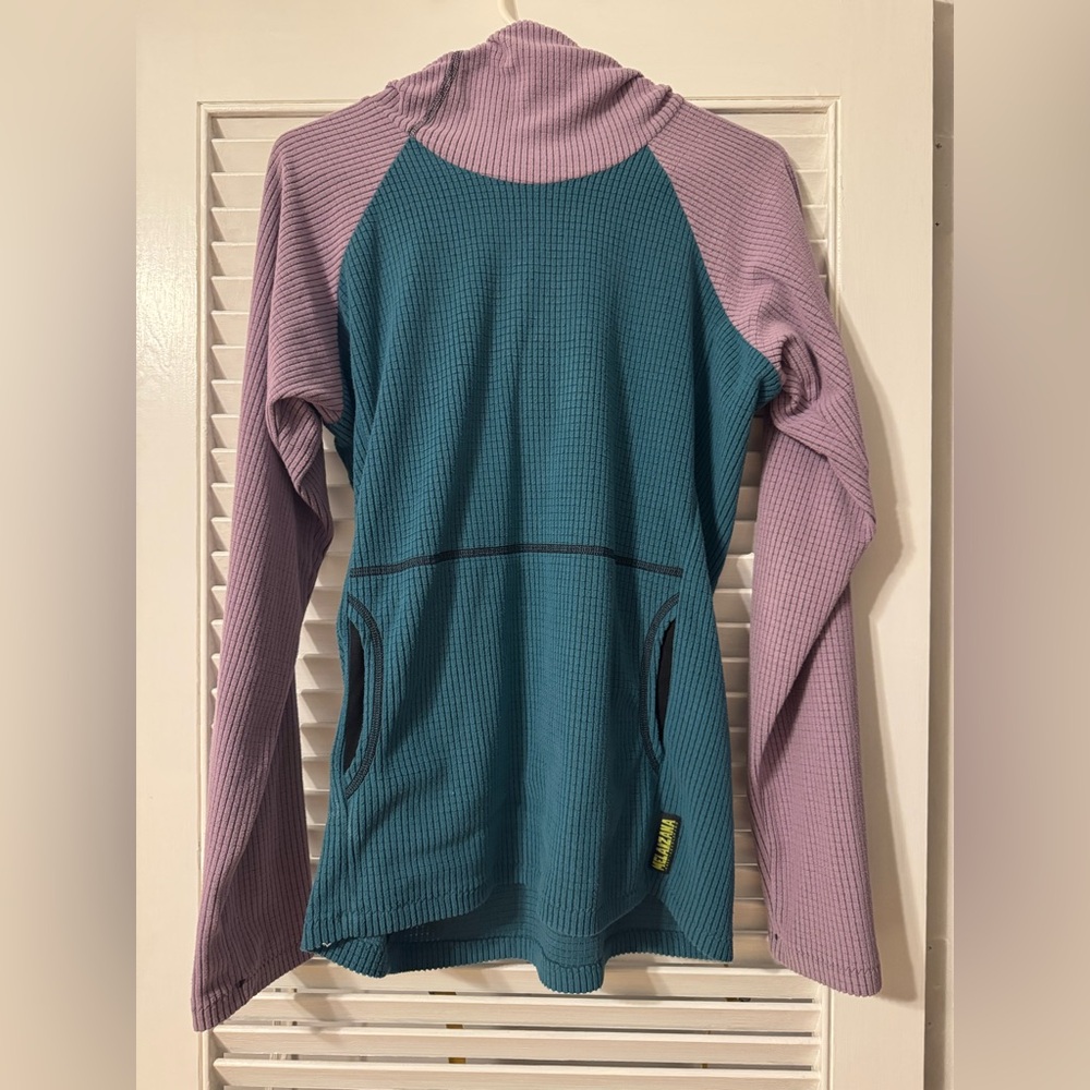 Melanzana micro grid hoodie